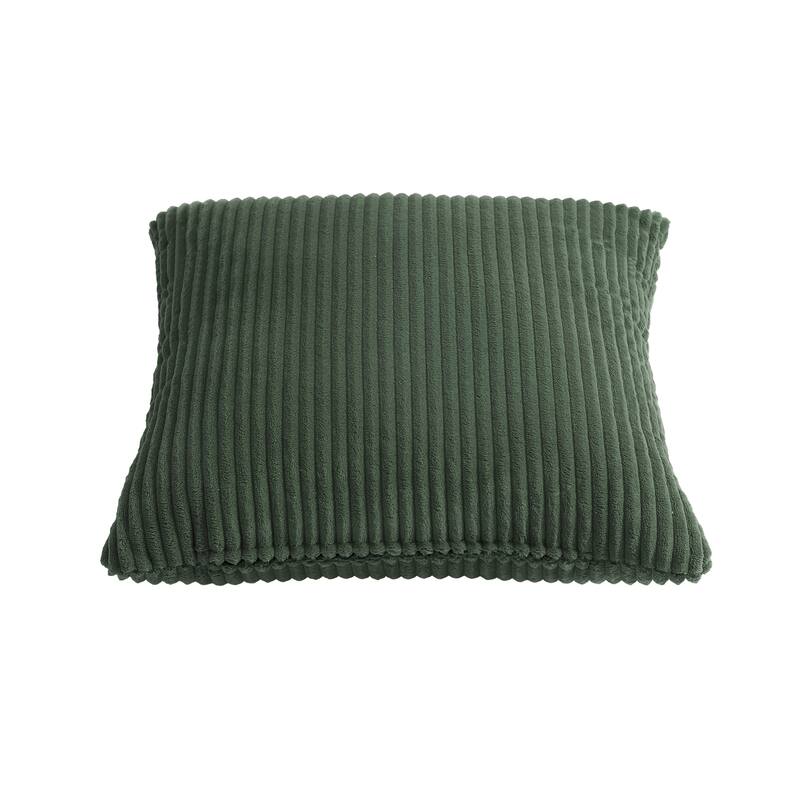 Set of 2 Modern Decorative Soft Corduroy Throw Pillows