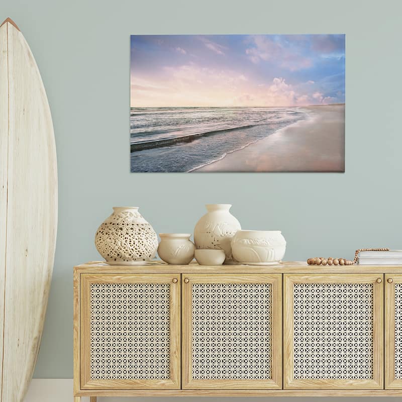 Stupell Receding Beach Shore Canvas Wall Art Design By Natalie Carpentieri
