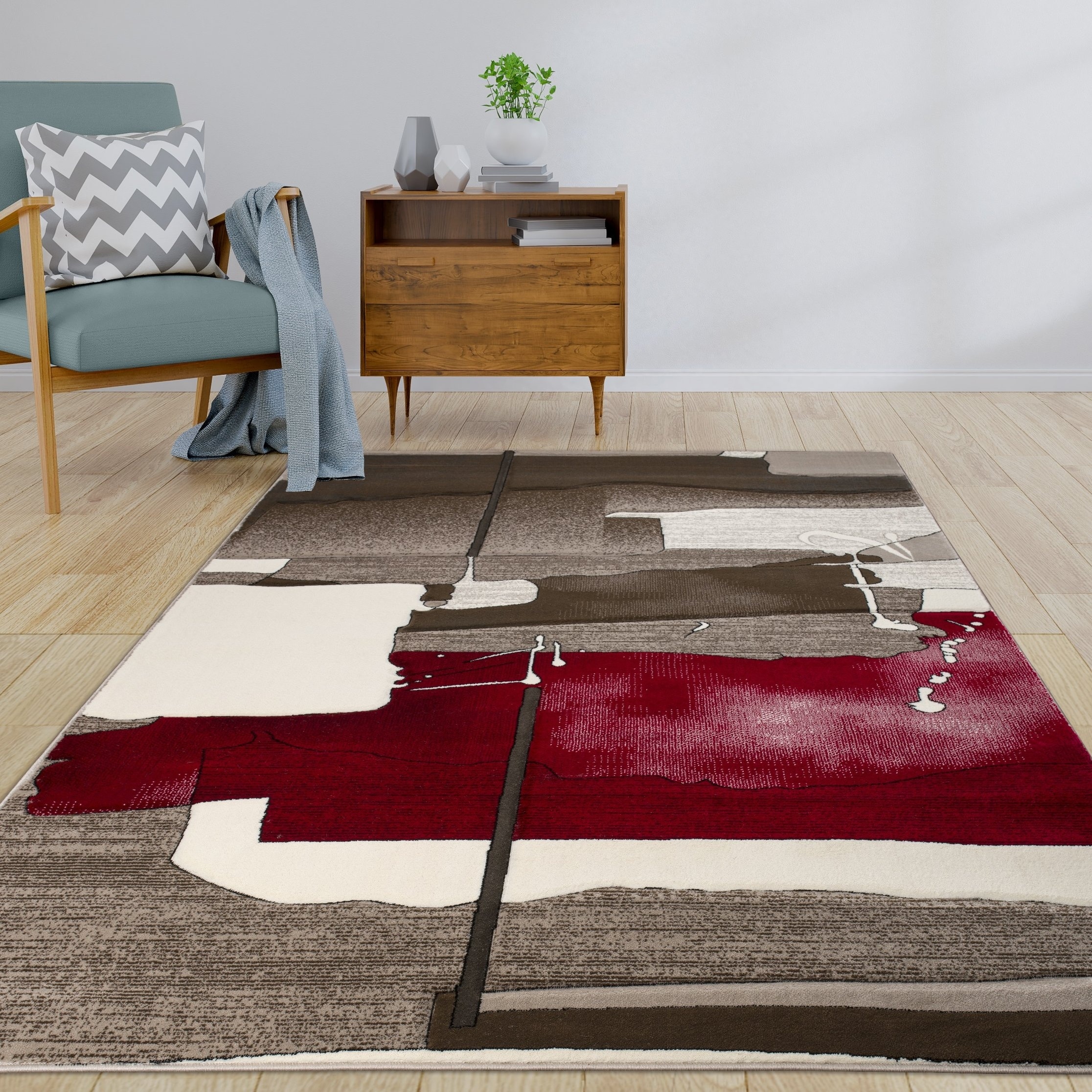 MDA Rugs Rhodes Collection Abstract Area Rug