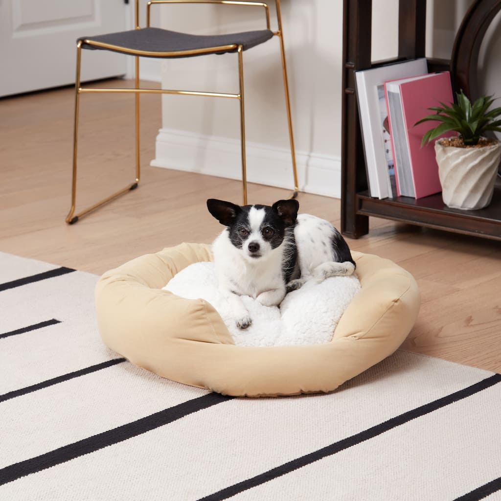 Happy Hounds Moxy Buttercream Donut Dog Bed