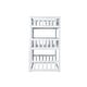 preview thumbnail 17 of 18, Detachable Rubber Wood Triple Bunk Bed with Ladders,Guardrails,Twin over Twin over Twin
