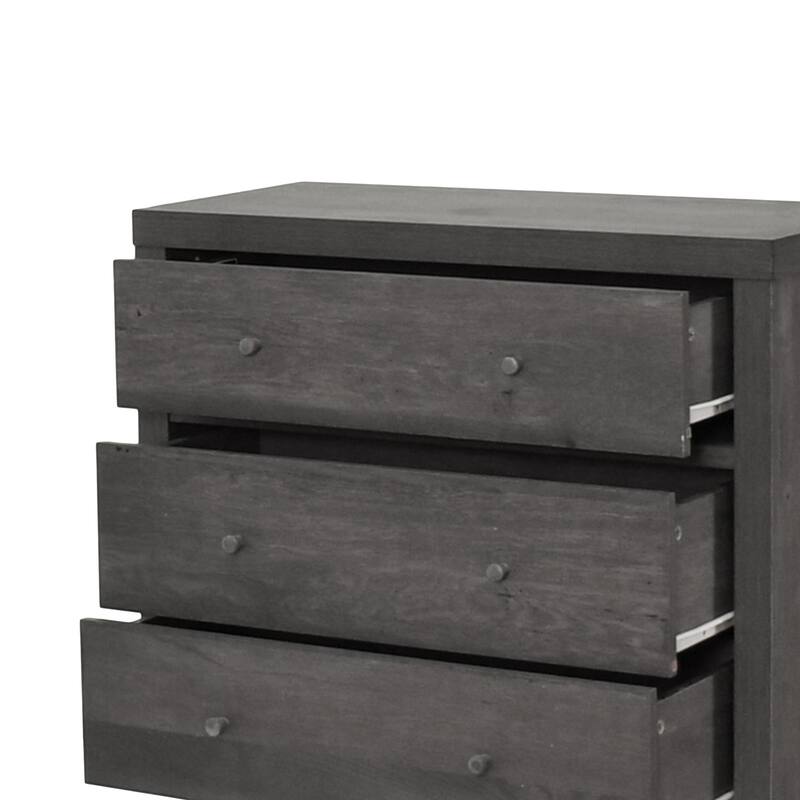 Wardrobe 3 Drawer Dresser Grey Entrance Cabinet for Bedroom, Hallway