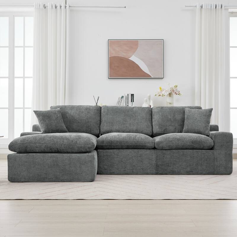 Cloud Sectional Sofa 107.9" Upholstered Sofa Couch