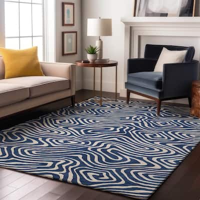Premium Washable Super Soft Modern Maze Mayfield Rug