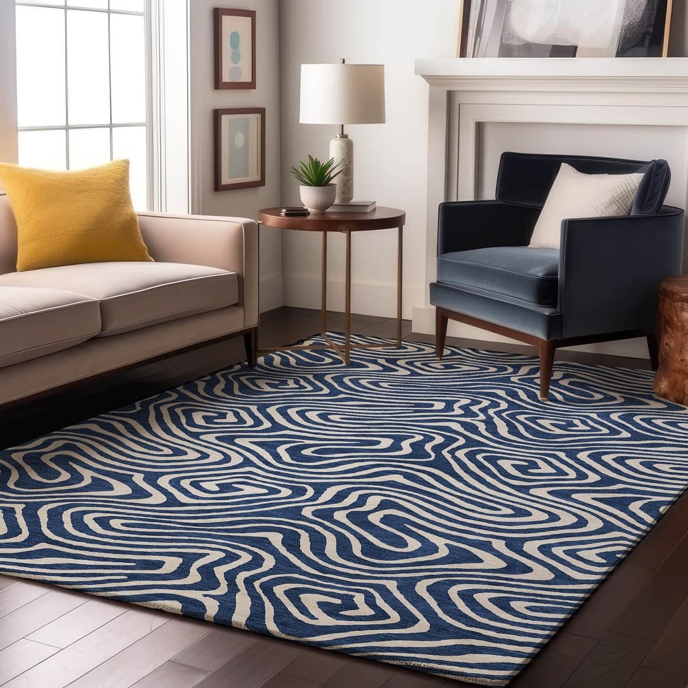 Premium Washable Super Soft Modern Maze Mayfield Rug
