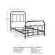 preview thumbnail 7 of 5, Nashburg Twin Metal Bed - Multi