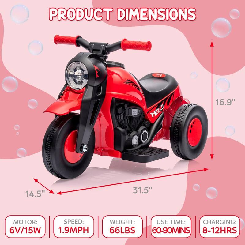 Electric Motorcycle with Bubble Function