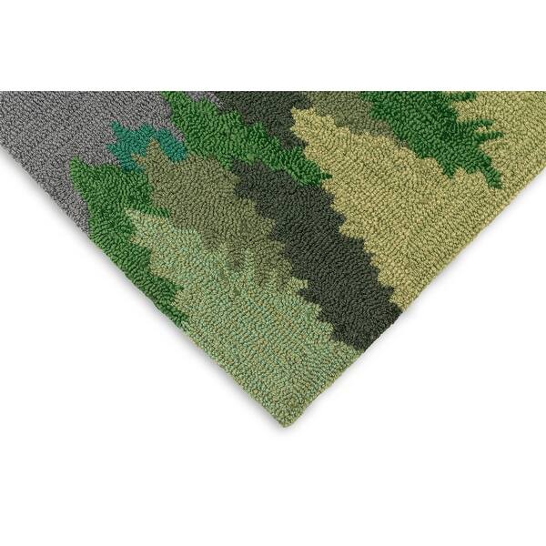 Liora Manne Frontporch Take A Hike Indoor Outdoor Rug Forest Overstock 32267542