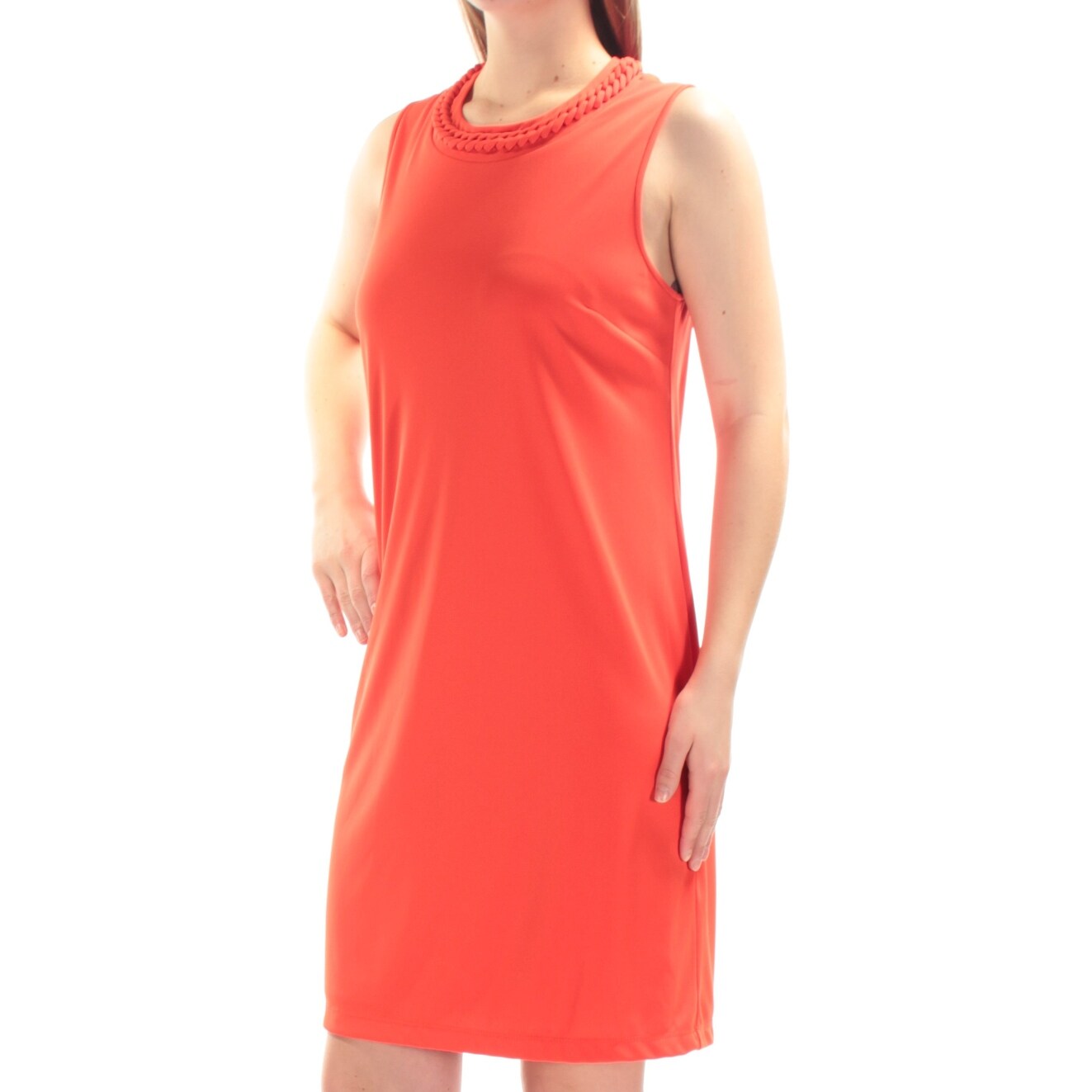 dkny orange dress