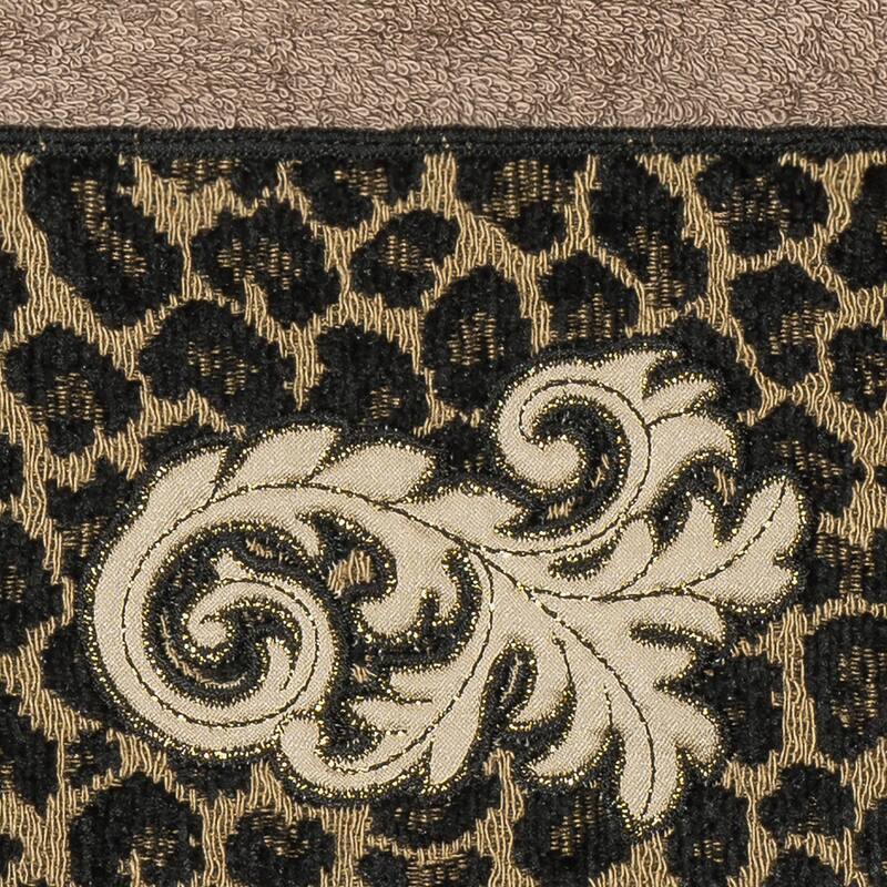 Authentic Hotel and Spa 100% Turkish Cotton April 2PC Embellished Hand Towel Set