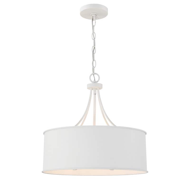 Trade Winds Lighting 4-Light Drum Pendant