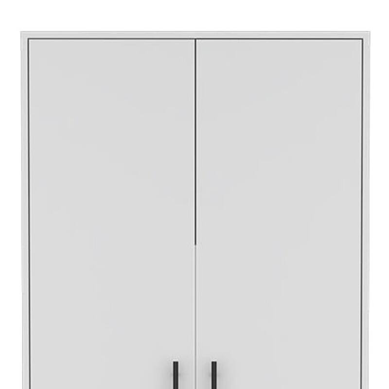 HomeRoots Two Piece White Bedroom Set