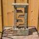 preview thumbnail 1 of 9, Creek Slate Indoor Table Fountain - 10" x 19"