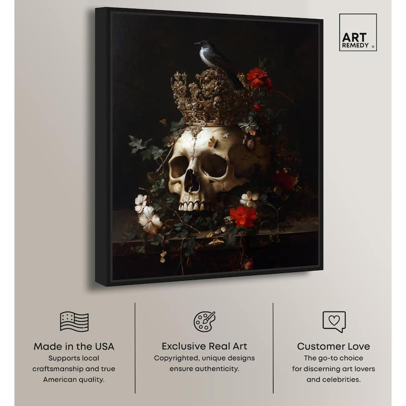 Skull's Legacy Canvas by Art Remedy