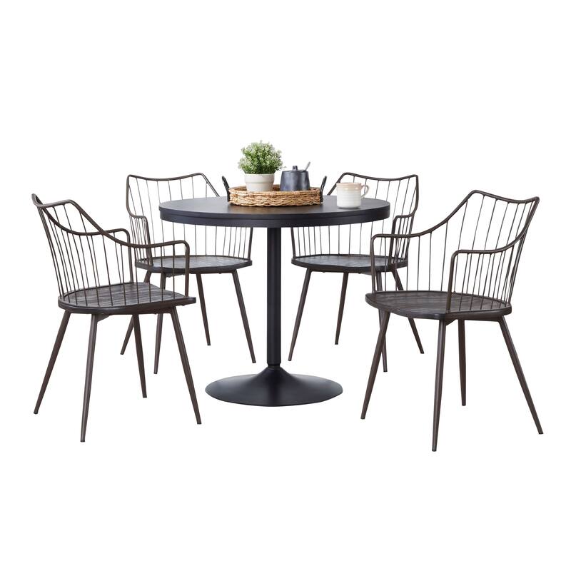 The Gray Barn Goddard-Winston 5-Piece Round Dining Set