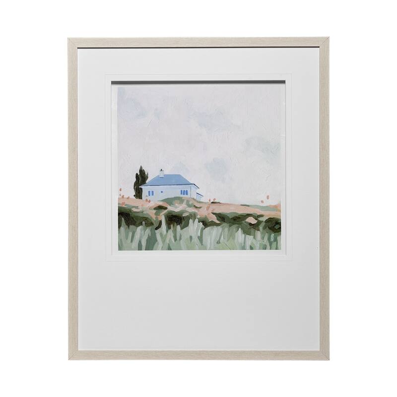 House on a Hill II Framed Art Print