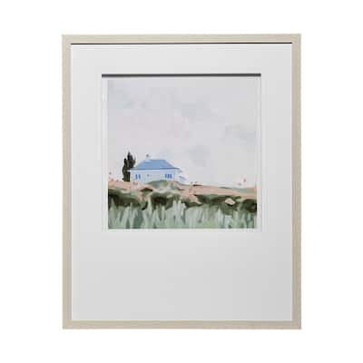 House on a Hill II Framed Art Print