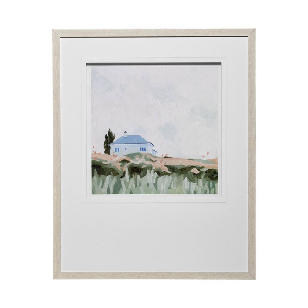 House on a Hill II Framed Art Print