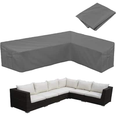 Patio Sectional Sofa Cover Heavy Duty Waterproof