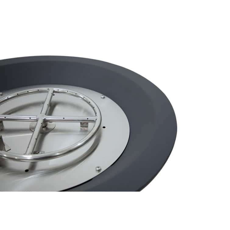 Portland 27" Round Fire Bowl w/ Pedestal Stand