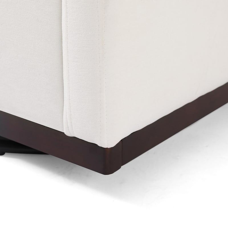 Modern Upholstered Swivel Armchair for Living Room