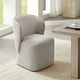 preview thumbnail 9 of 51, Spruce & Spring Kyle Morden Fabric Dining Room Chair with Casters Wrap-round Back
