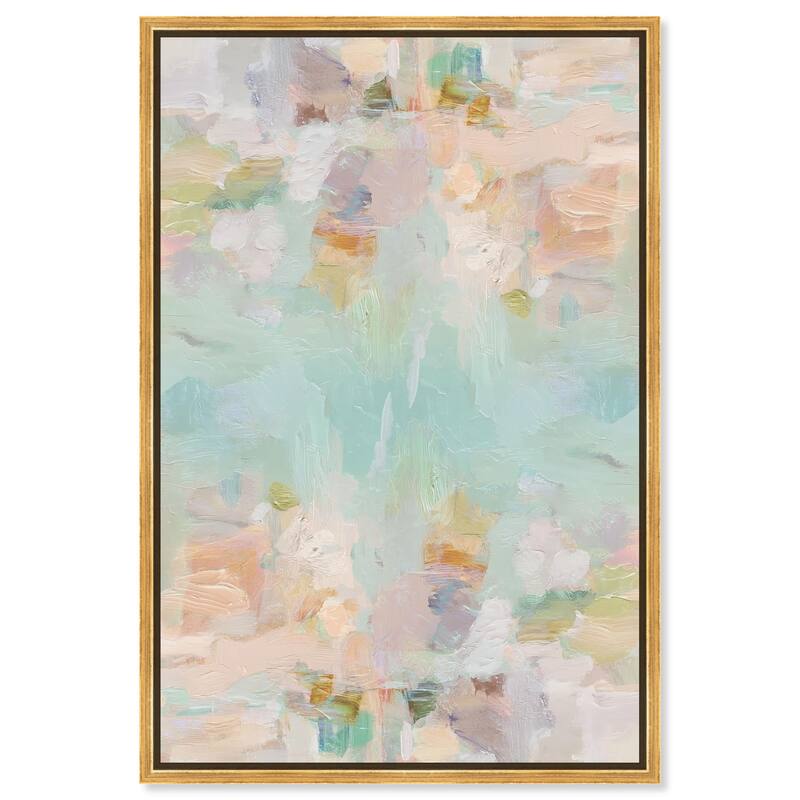 Expressive Swirls Canvas by Art Remedy - Gold - 24" x 36"