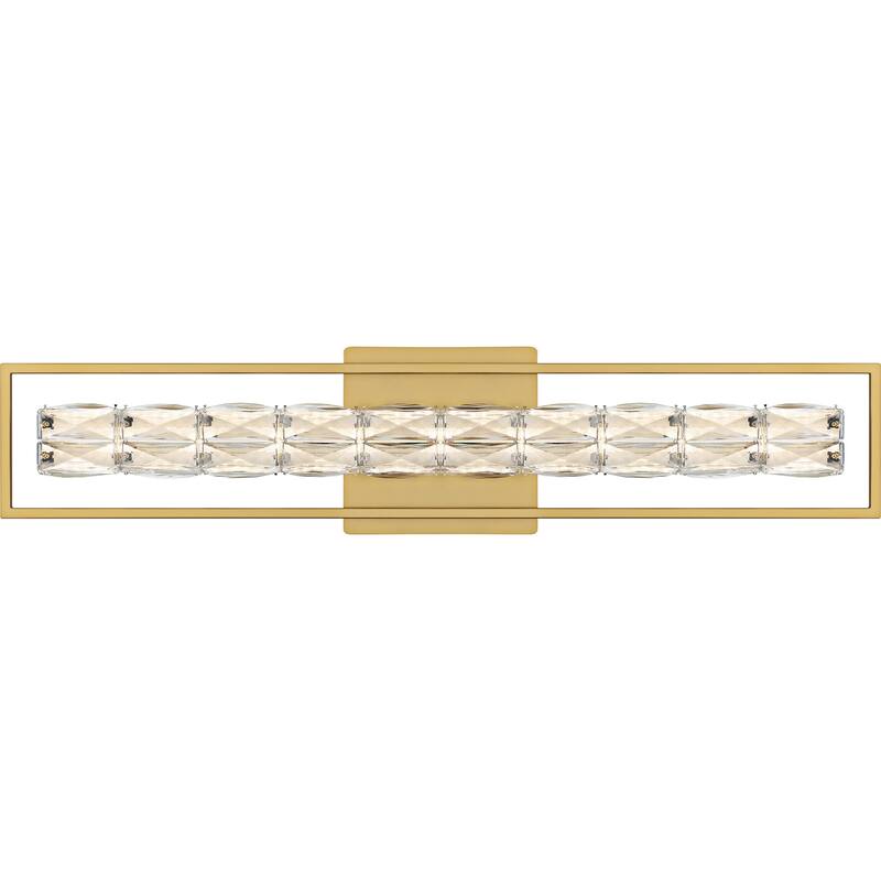 Dazzle Integrated LED Soft Gold Bath Light with CCT Switch