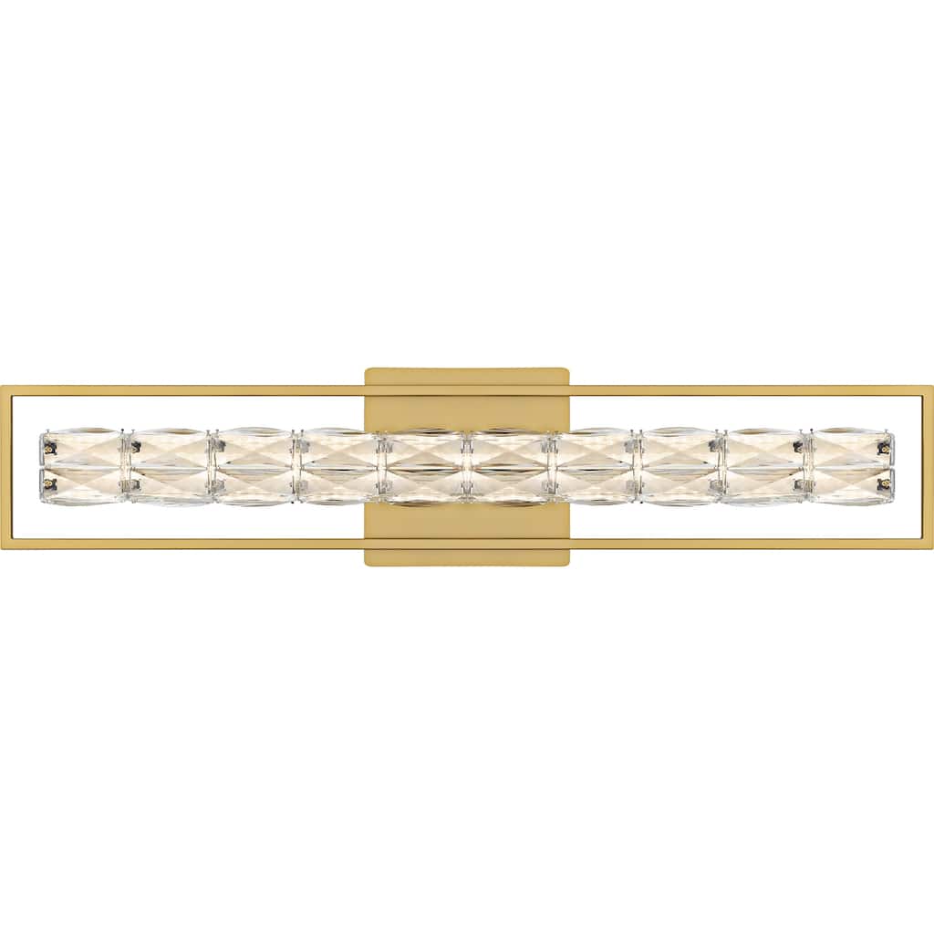 Dazzle Integrated LED Soft Gold Bath Light with CCT Switch