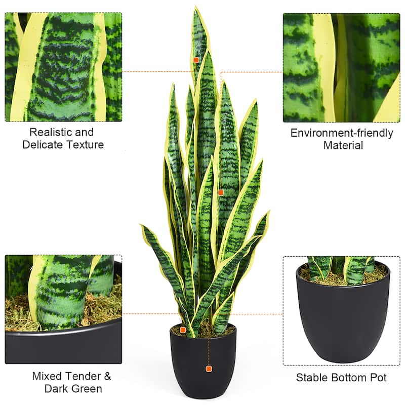 Artificial Potted Plant Perfect Faux Plants for Home Office Decoration