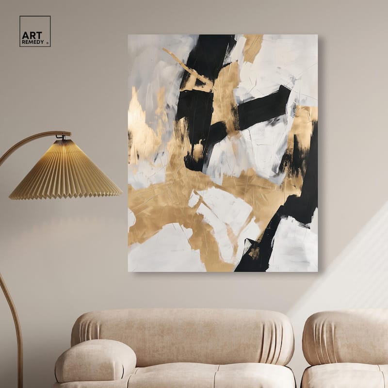 Cracked Gilt I Canvas by Art Remedy, Gallery Wrapped
