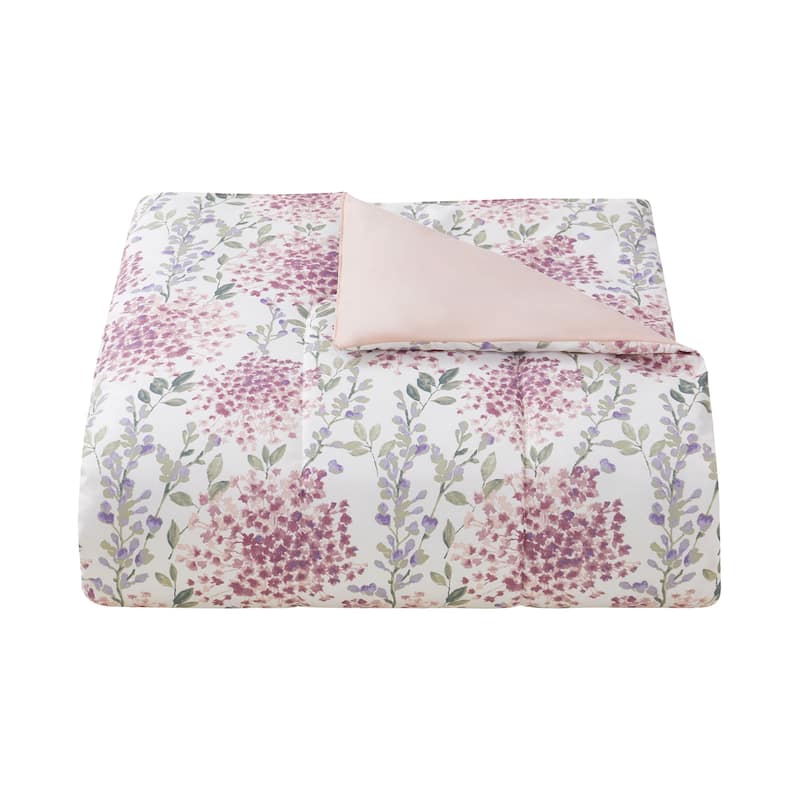 Margot Mauve 5 Piece Comforter/Quilt Set