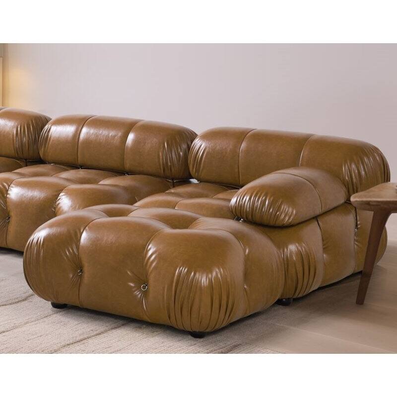 Daejuan 3 Pieces Faux Leather Sectional