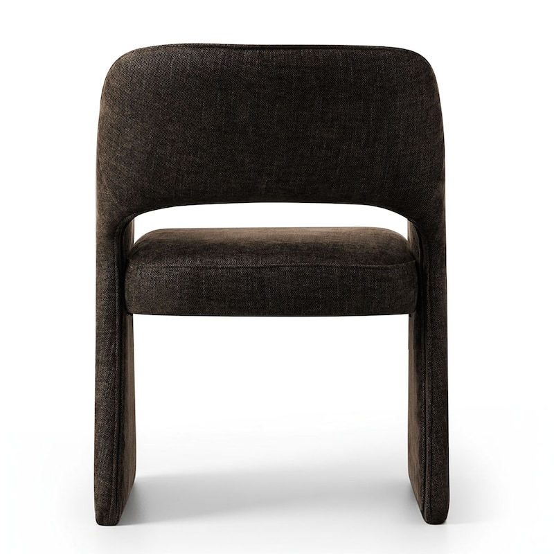 19" Seat Height Upholstered Fabric Dining Armchair (Set of 4)