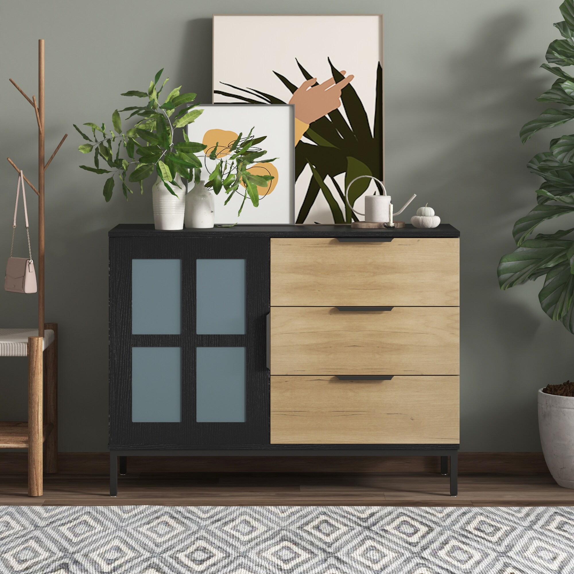 Tierney 6 shop door accent cabinet