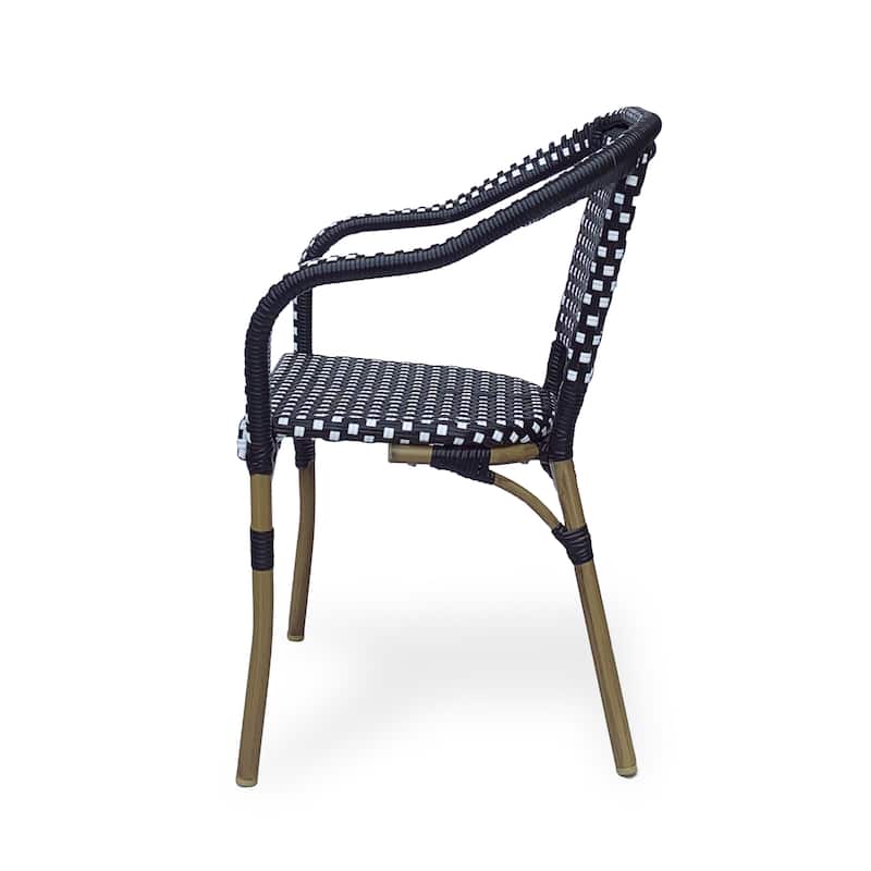 Cecil Outdoor Outdoor Bistro Chairs (Set of 2) by Christopher Knight Home