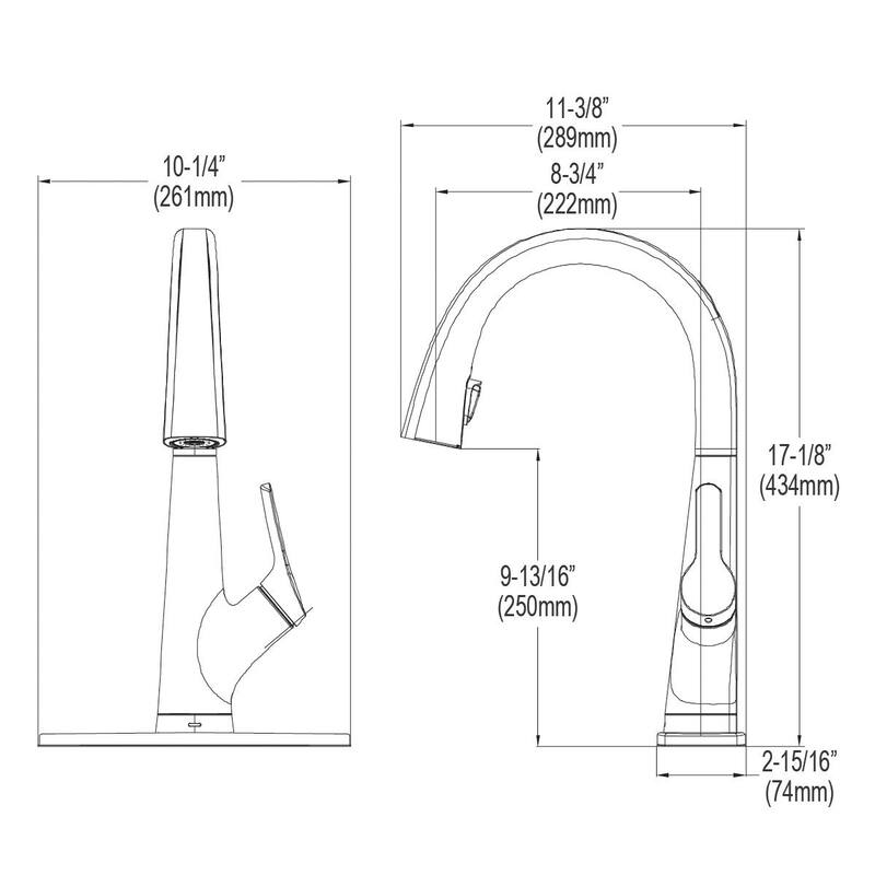 Elkay Avado Single Hole 2-in-1 Kitchen Faucet with Filtered Drinking Water