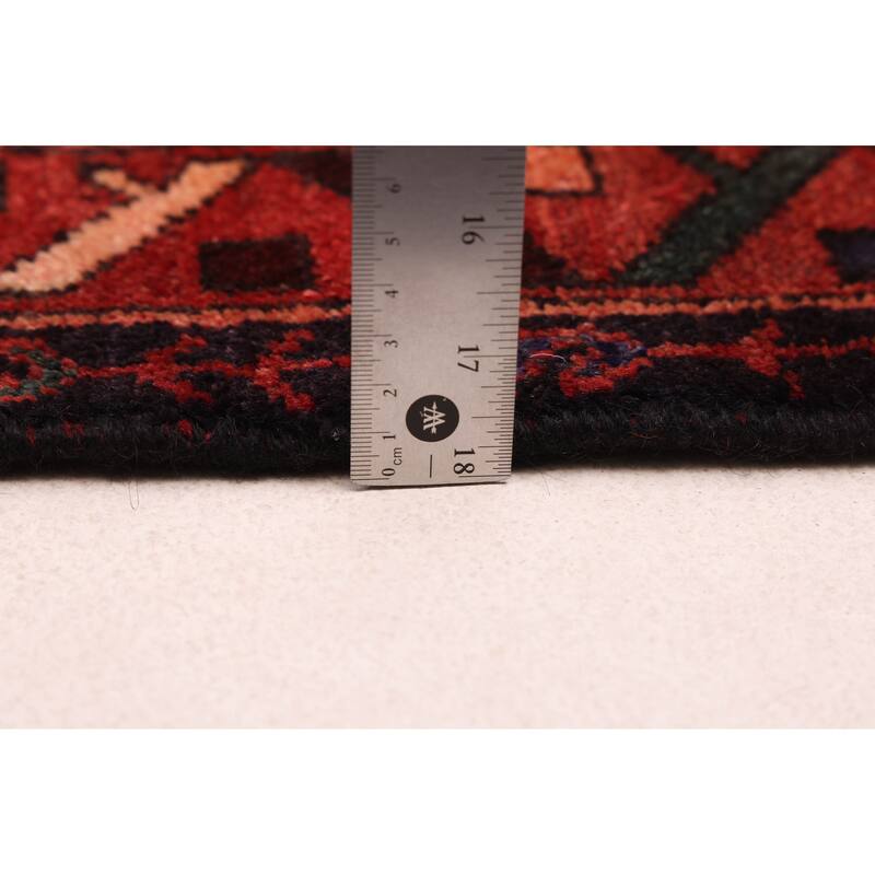 ECARPETGALLERY Hand-knotted Andelz Red Wool Rug - 3'6 x 9'10