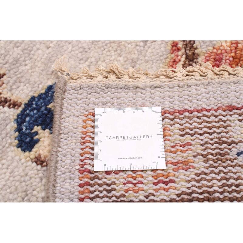 ECARPETGALLERY Hand-knotted Jules Serapi Light Grey Wool Rug - 9'1 x 11'11