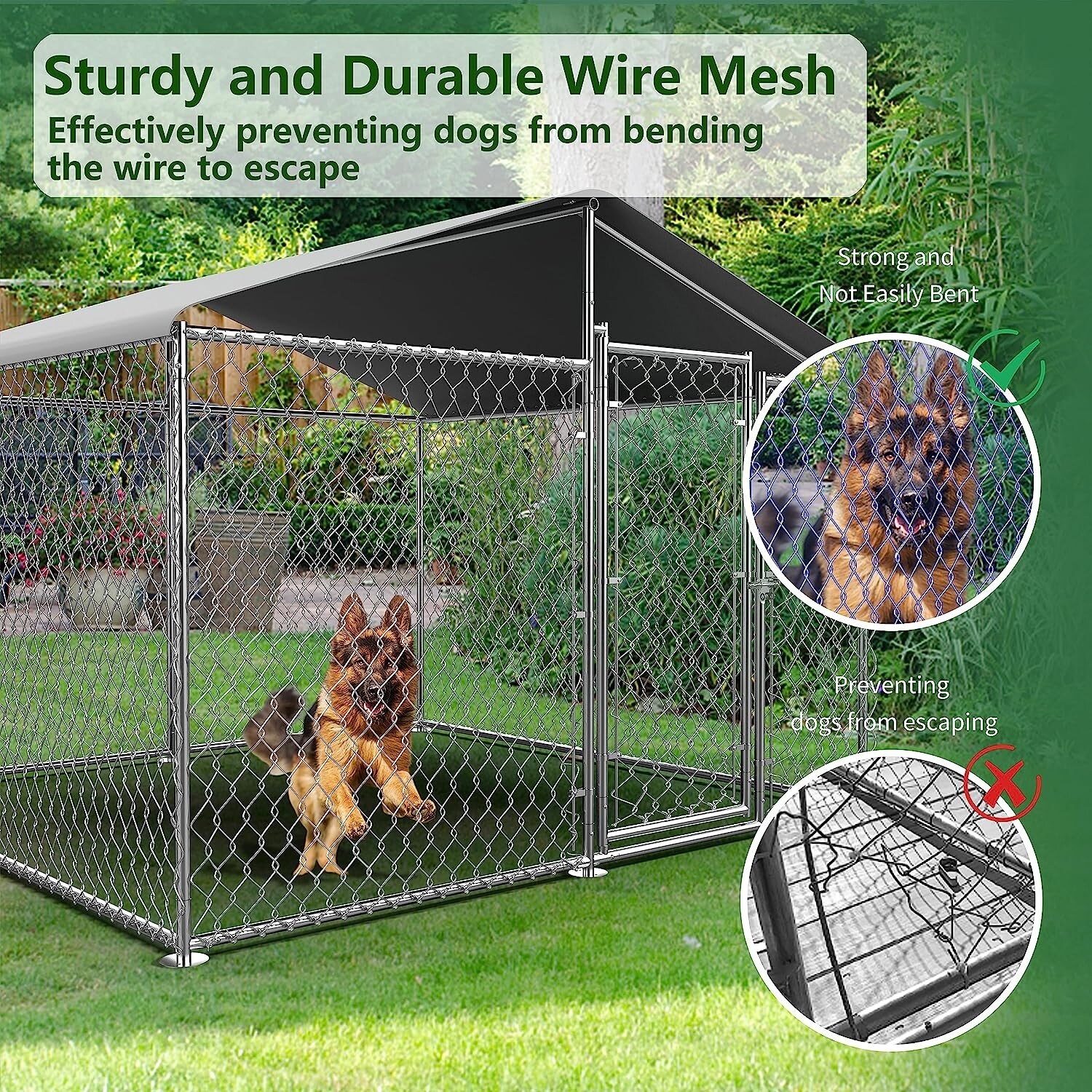 Small chain link dog kennel 2025