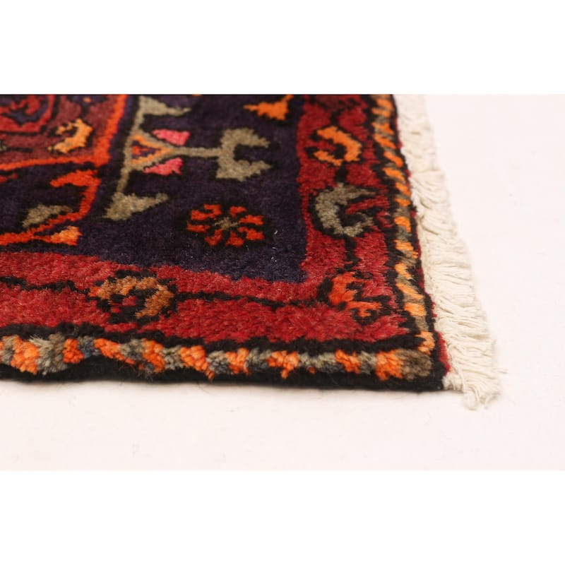 ECARPETGALLERY Hand-knotted Andelz Red Wool Rug - 4'5 x 6'8