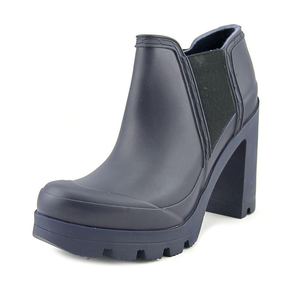 hunter high heel rain boots