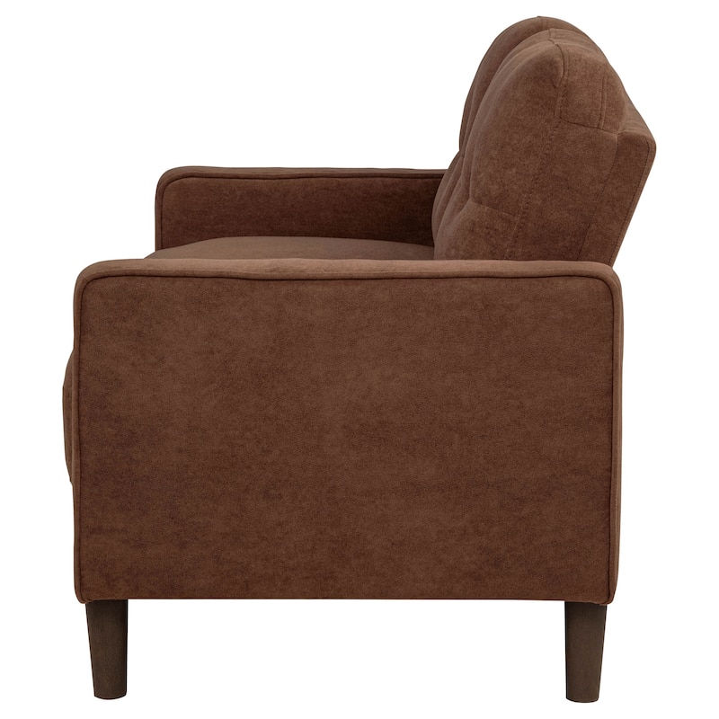Bowen II Fabric Upholstered Track Arm Loveseat
