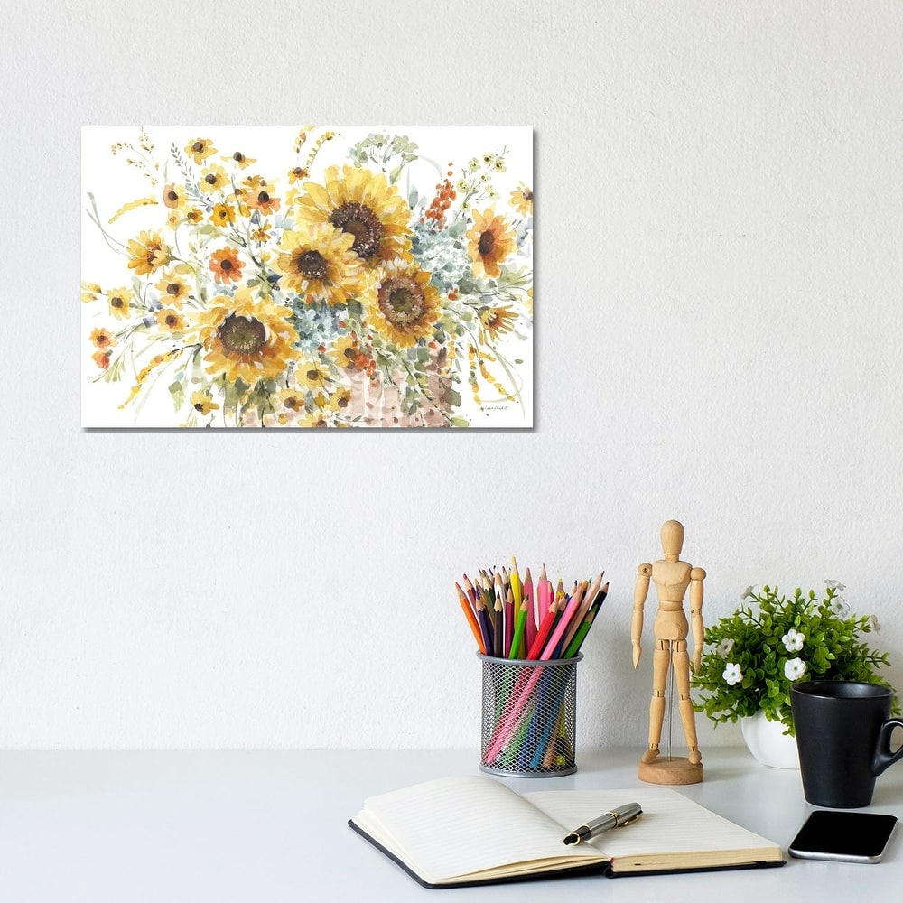 iCanvas "Sunflowers Forever I" by Lisa Audit Canvas Print