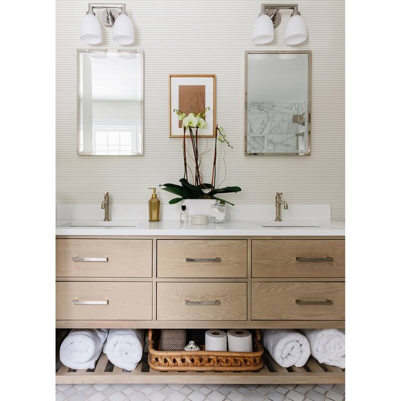 Erin Gates Oliver Taupe Simple Stripe Wallpaper