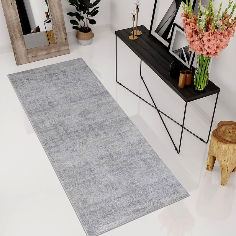 Vintage Regal Grey Beige Rug