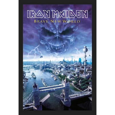 Iron Maiden Brave New World Framed Poster - 24 x 36 Inch