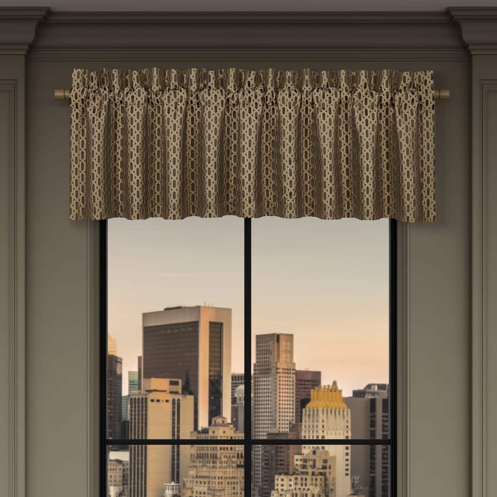 J. Queen New York Metropolitan Bronze Window Straight Valance