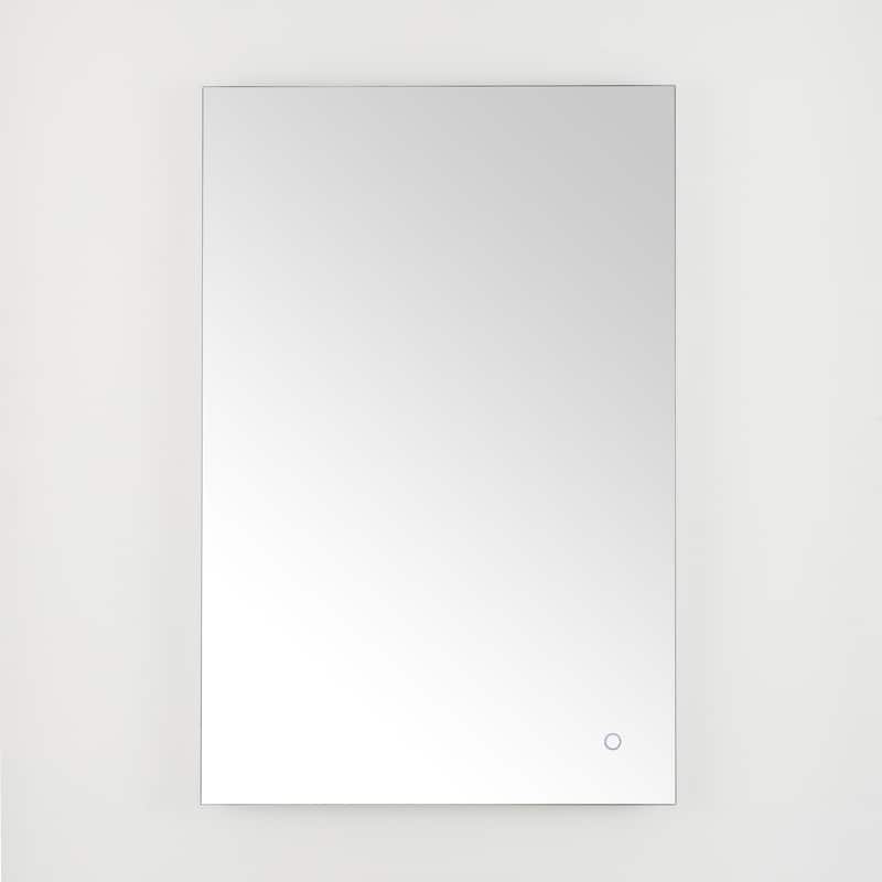 SAFAVIEH Mandi 24" Led Vanity Mirror - Silver - 24Wx2Dx36H - Silver - 24Wx2Dx36H