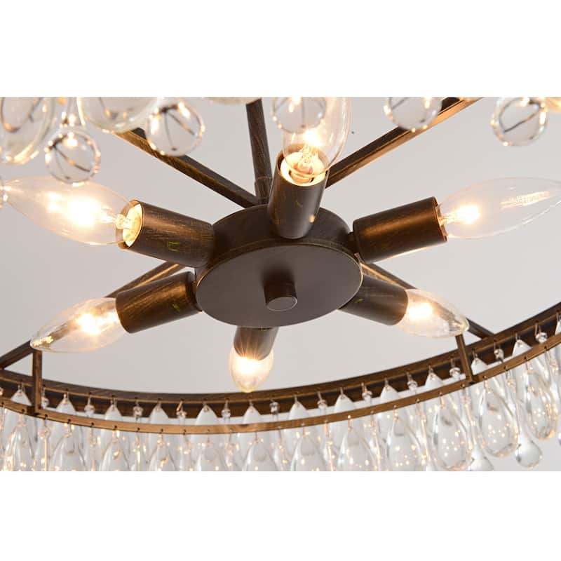 Viviana Crystal 6-light Chandelier